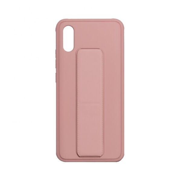 

Противоударный чехол Bracket с подставкой для Xiaomi Redmi 9A (Розовый)