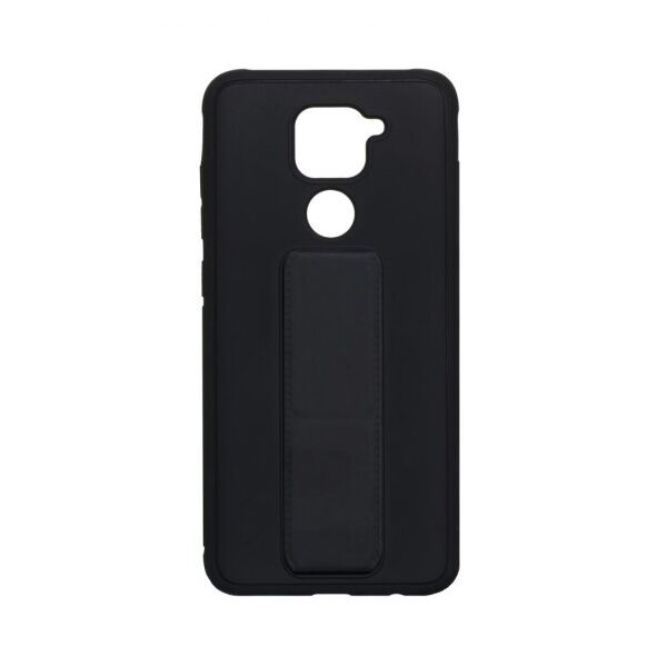 

Противоударный чехол Bracket с подставкой для Xiaomi Redmi Note 9 (Черный)