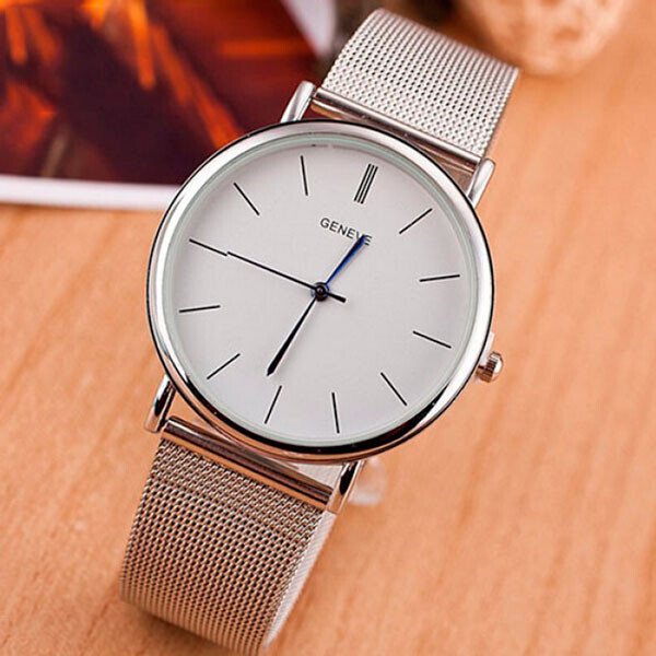 

Женские наручные часы Geneva Steel Silver