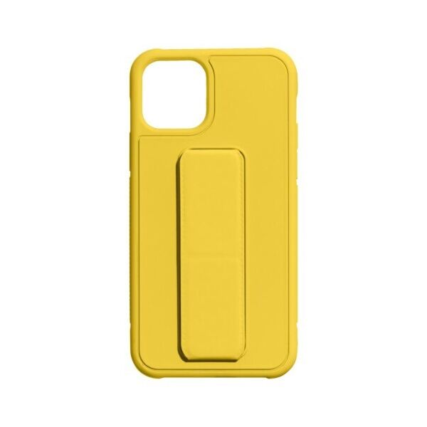 

Противоударный чехол Bracket с подставкой для Apple iPhone 11 (Желтый)