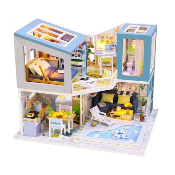 

Интерьерный 3D конструктор DIY mini house MD 2506 М910