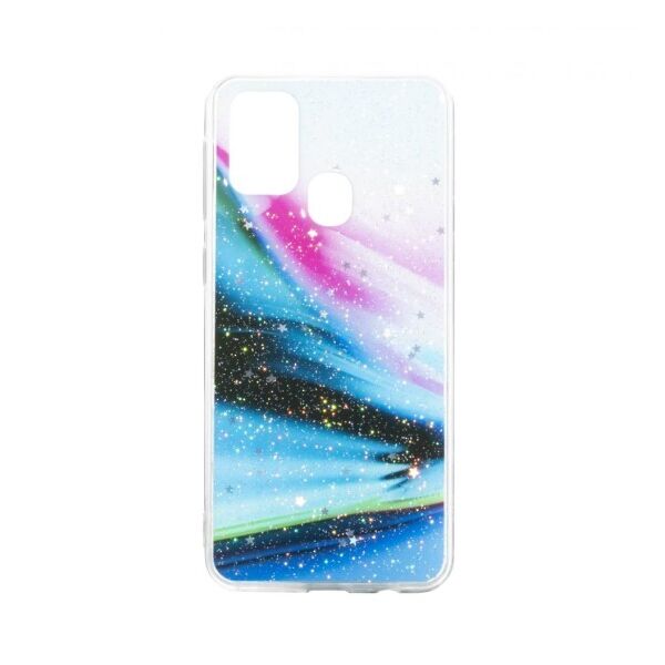

Силиконовый чехол Aurora с блестками для Samsung Galaxy M31 / M20s (Синий)