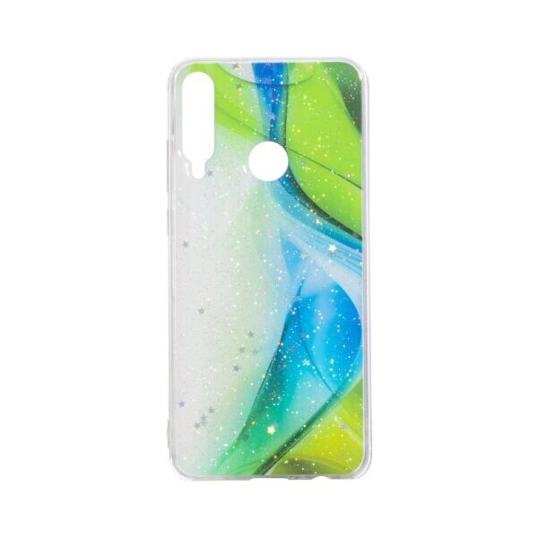 

Силиконовый чехол Aurora с блестками для Huawei Y6P Eur Ver (Зеленый)