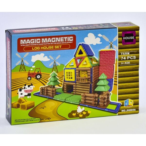 

Магнитный конструктор Ферма Magic Magnetic JH8856 74 детали