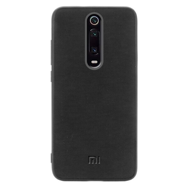 

TPU чехол Textile Logo для Xiaomi Redmi K20 / K20 Pro / Mi9T / Mi9T Pro (Черный)