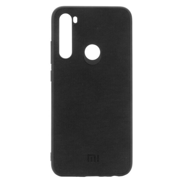 

TPU чехол Textile Logo для Xiaomi Redmi Note 8 (Черный)