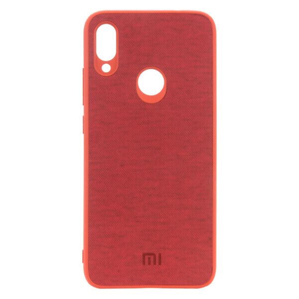 

TPU чехол Textile Logo для Xiaomi Redmi Note 7 / Note 7 Pro / Note 7s (Красный)