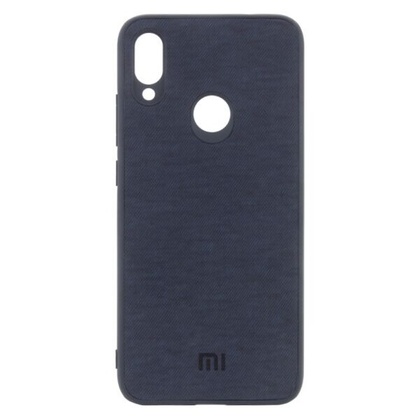 

TPU чехол Textile Logo для Xiaomi Redmi Note 7 / Note 7 Pro / Note 7s (Синий)