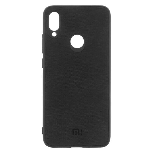 

TPU чехол Textile Logo для Xiaomi Redmi Note 7 / Note 7 Pro / Note 7s (Черный)