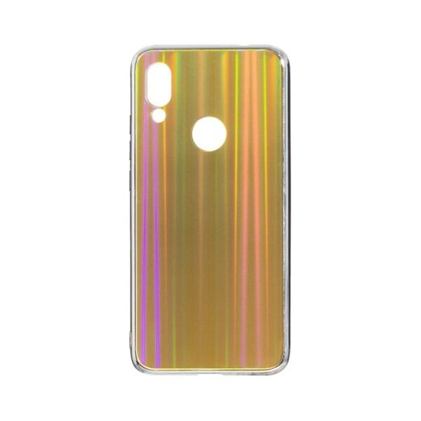 

Стекляный чехол Rainbow Series для Xiaomi Redmi Note 7 (Золотой)