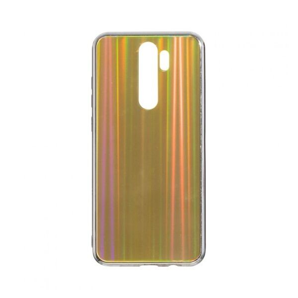 

Стекляный чехол Rainbow Series для Xiaomi Redmi Note 8 Pro (Золотой)