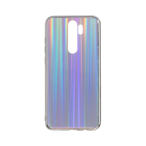 

Стекляный чехол Rainbow Series для Xiaomi Redmi Note 8 Pro (Серебряный)