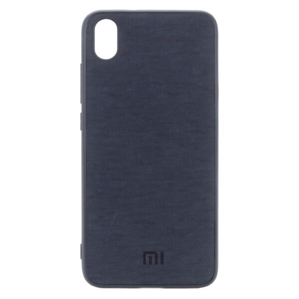 

TPU чехол Textile Logo для Xiaomi Redmi 7A (Синий)