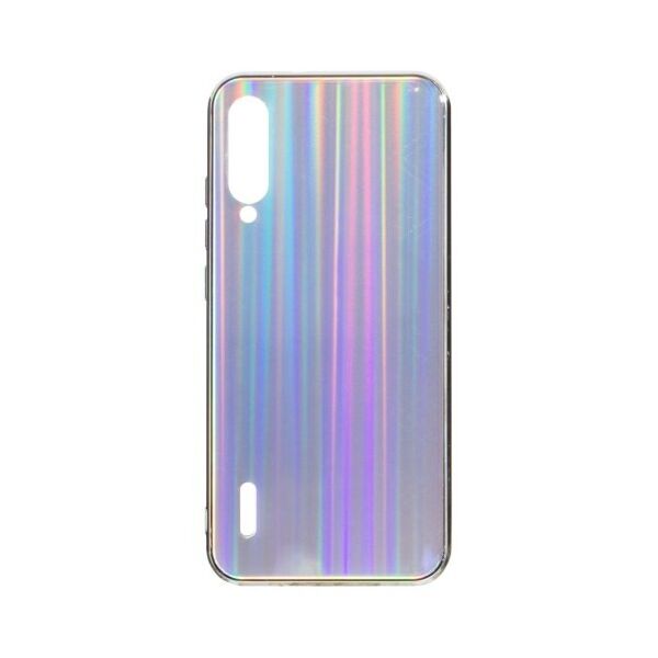 

Стекляный чехол Rainbow Series для Xiaomi CC9e / Mi A3 (Серебряный)