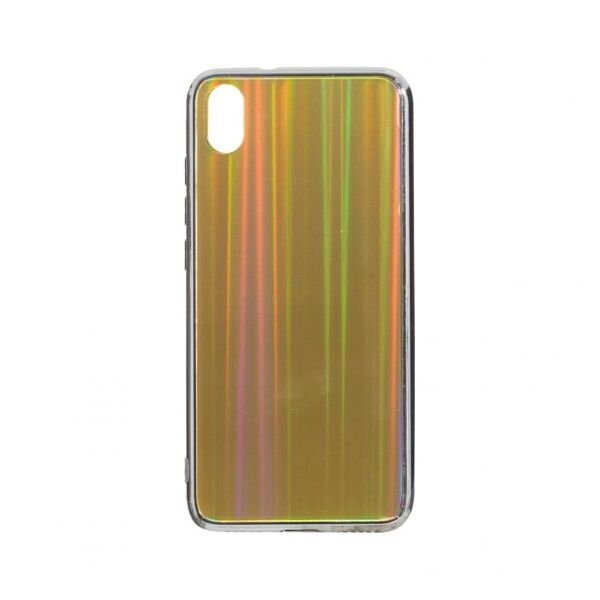 

Стекляный чехол Rainbow Series для Xiaomi Redmi 7A (Золотой)