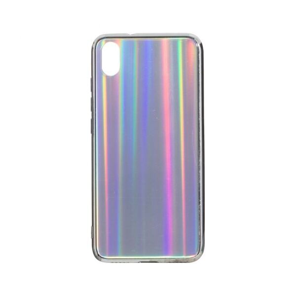 

Стекляный чехол Rainbow Series для Xiaomi Redmi 7A (Серебряный)