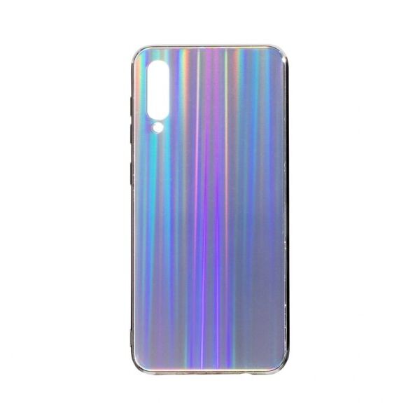 

Стекляный чехол Rainbow Series для Samsung Galaxy A30s / A50 (Серебряный)
