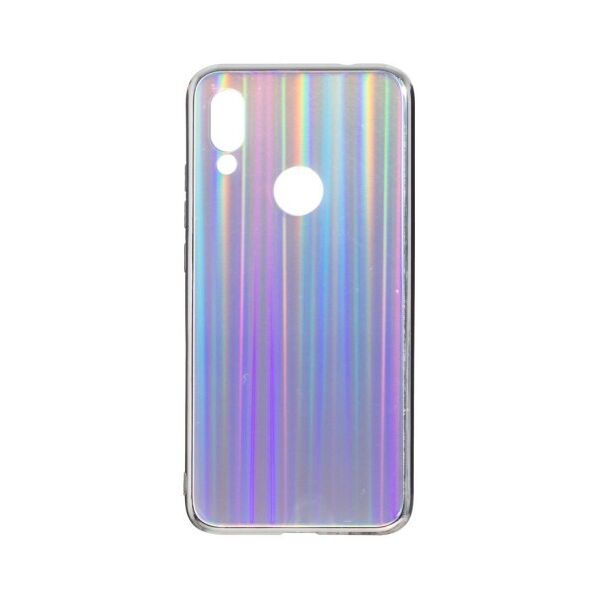 

Стекляный чехол Rainbow Series для Xiaomi Redmi 7 (Серебряный)