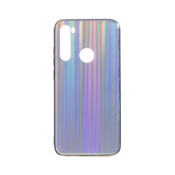 

Стекляный чехол Rainbow Series для Xiaomi Redmi Note 8 (Серебряный)