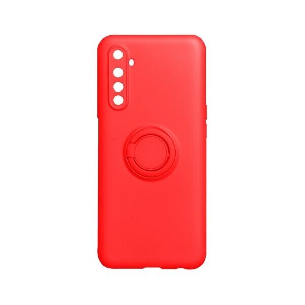

Ударопрочный чехол Iron Ring с функцией подставки для Realme 6 (Красный)