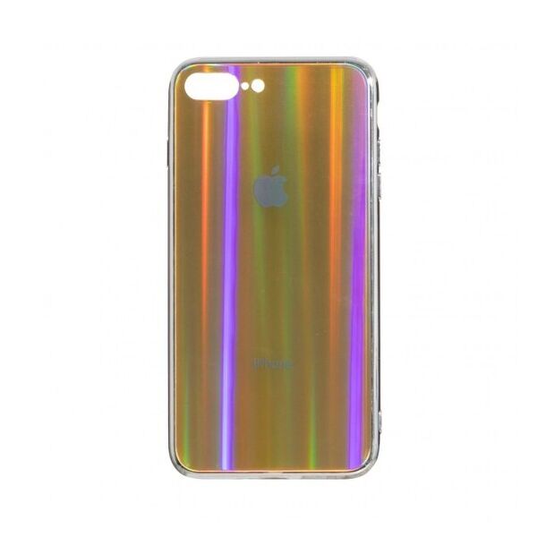 

Стекляный чехол Rainbow Series для Apple iPhone 7 Plus/8 Plus (Золотой)