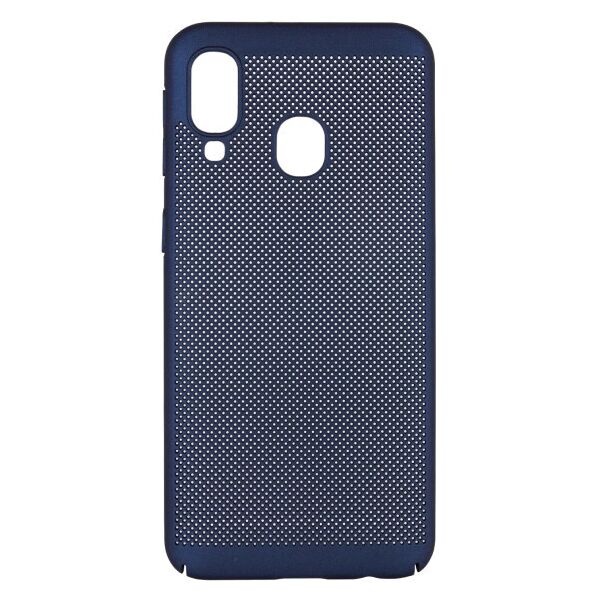 

Ультратонкий дышащий чехол Grid case для Samsung Galaxy A40 (A405F) (DarkBlue)