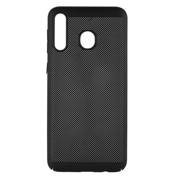 

Ультратонкий дышащий чехол Grid case для Samsung Galaxy M30 (Черный)