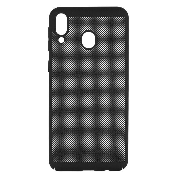 

Ультратонкий дышащий чехол Grid case для Samsung Galaxy M20 (Черный)
