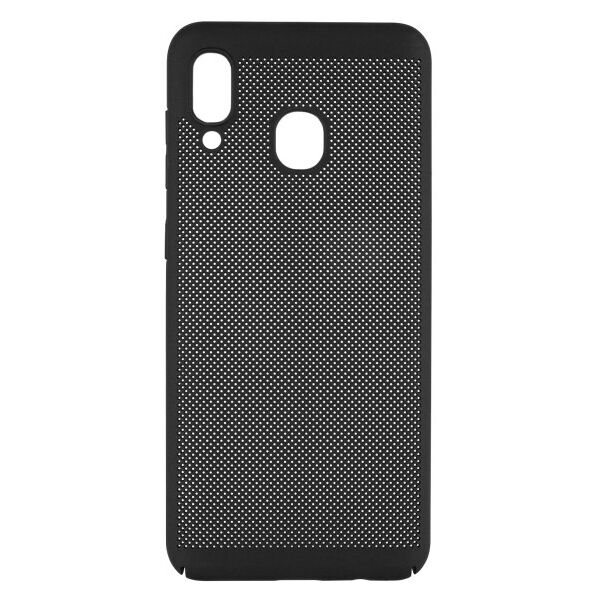 

Ультратонкий дышащий чехол Grid case для Samsung Galaxy A20 / A30 (Черный)