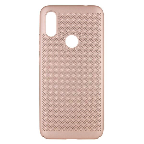 

Ультратонкий дышащий чехол Grid case для Xiaomi Redmi 7 (Золотой)