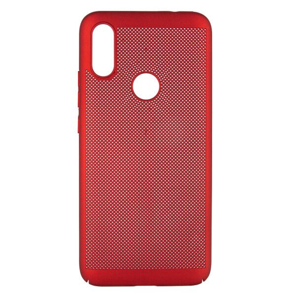 

Ультратонкий дышащий чехол Grid case для Xiaomi Redmi 7 (Красный)