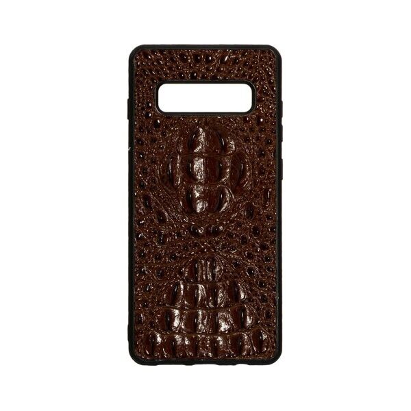 

Задняя Накладка Genuine Leather Horsman for Samsung S10 Plus (Коричневый)