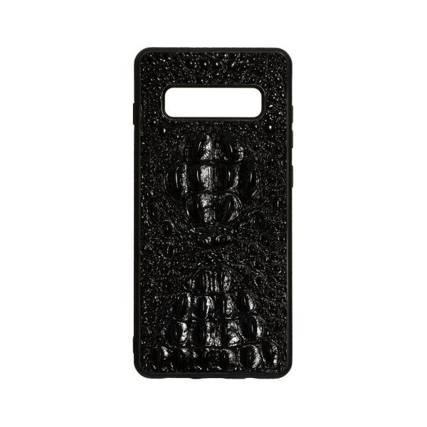 

Задняя Накладка Genuine Leather Horsman for Samsung S10 Plus (Черный)