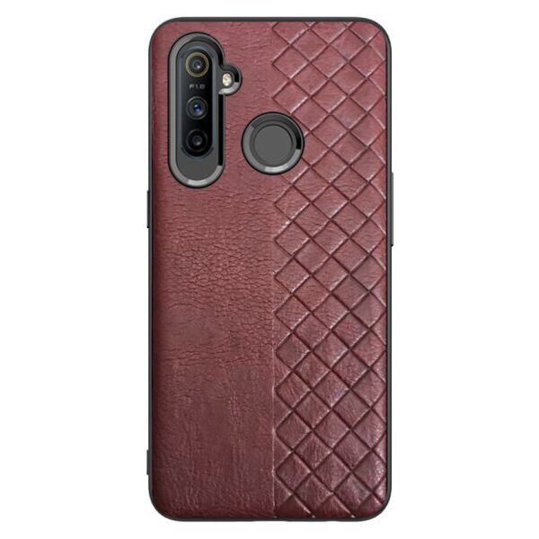 

Кожаная накладка WeaveSide (PU) для Realme C3 (Коричневый)