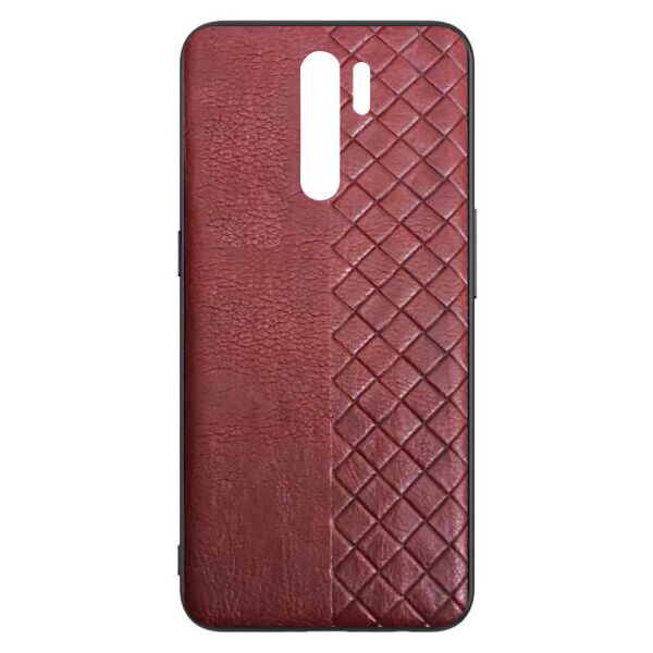 

Кожаная накладка WeaveSide (PU) для Xiaomi Redmi 9 (Коричневый)