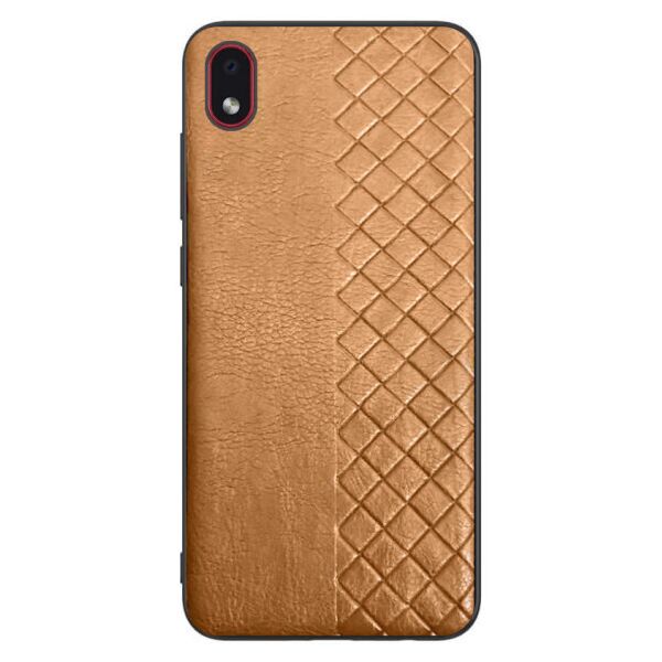 

Кожаная накладка WeaveSide (PU) для Samsung Galaxy M01 Core / A01 Core (Sienna)