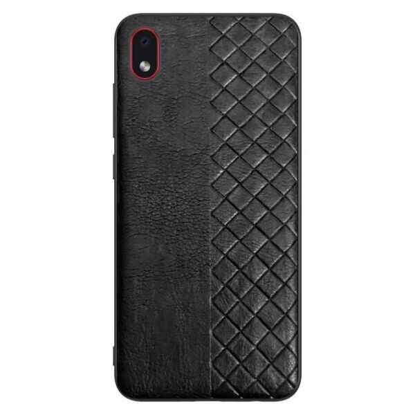 

Кожаная накладка WeaveSide (PU) для Samsung Galaxy M01 Core / A01 Core (Черный)