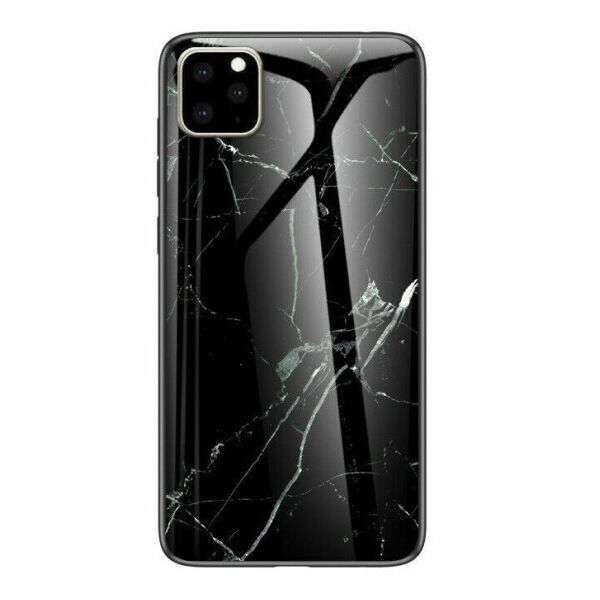 

Мраморный чехол-накладка Luxury Marble для Apple iPhone 11 Pro (5.8") (Черный)