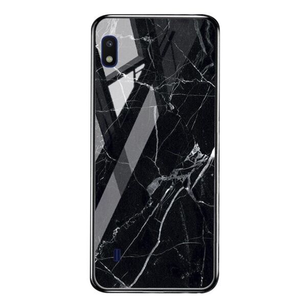 

Мраморный чехол-накладка Luxury Marble для Samsung Galaxy A10 (A105F) (Черный)