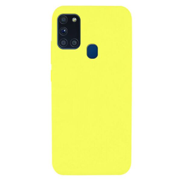 

Чехол Original Silicone Cover с закрытым низом для Samsung Galaxy A21s (Желтый)