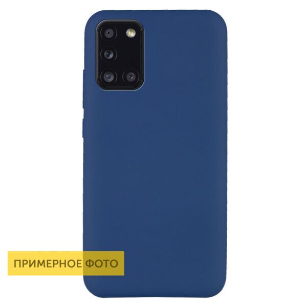

Чехол Original Silicone Cover с закрытым низом для Xiaomi Redmi Note 8T (Темно-синий)