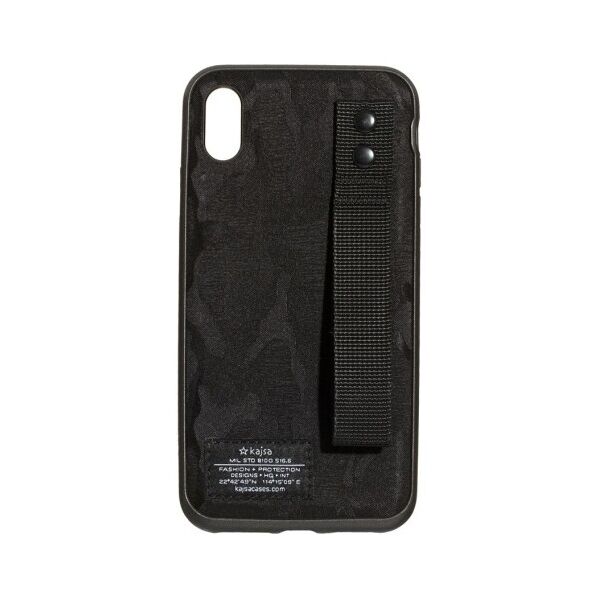 

Задняя Накладка Kajsa Camo for Apple iPhone Xs Max (Черный)
