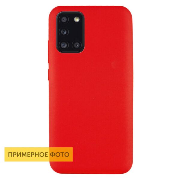 

Чехол Original Silicone Cover с закрытым низом для Samsung Galaxy A41 (Красный)