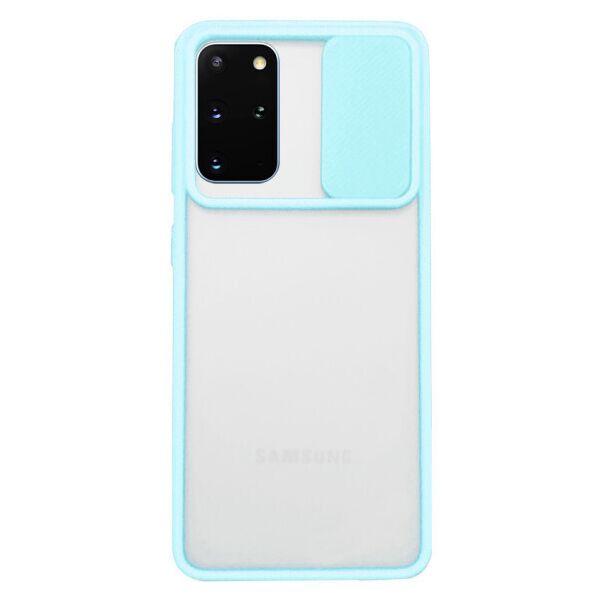 

Силиконовый чехол Camshield со шторкой защищающей камеру для Samsung Galaxy S20+ (Бирюзовый)
