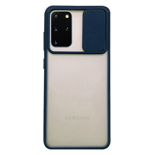 

Силиконовый чехол Camshield со шторкой защищающей камеру для Samsung Galaxy S20+ (Синий)