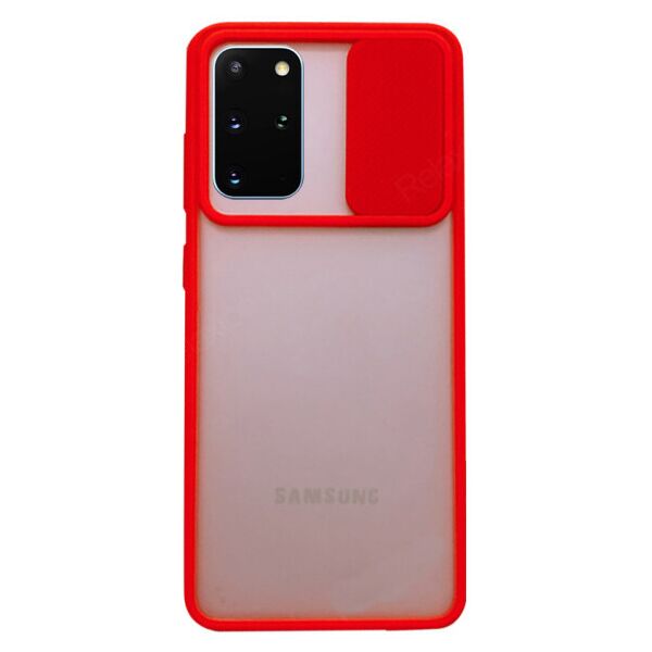 

Силиконовый чехол Camshield со шторкой защищающей камеру для Samsung Galaxy S20+ (Красный)