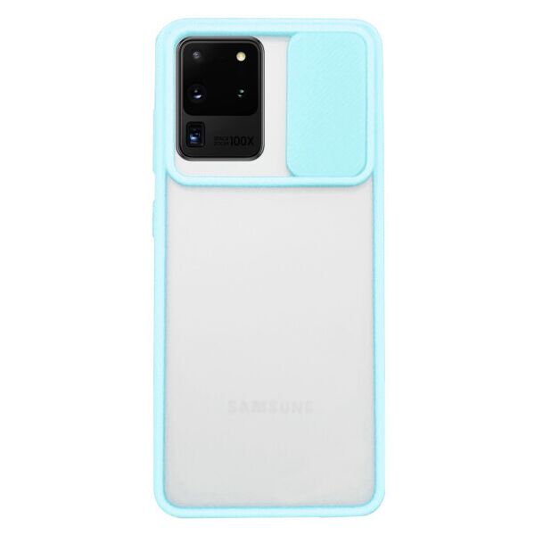 

Силиконовый чехол Camshield со шторкой защищающей камеру для Samsung Galaxy S20 Ultra (Бирюзовый)