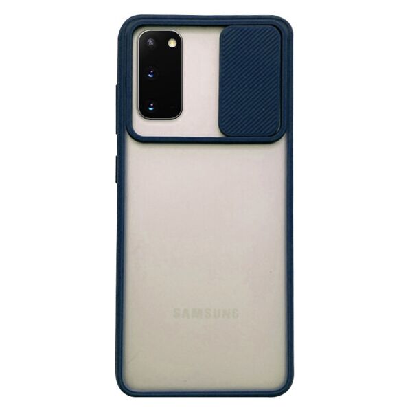 

Силиконовый чехол Camshield со шторкой защищающей камеру для Samsung Galaxy S20 (Синий)