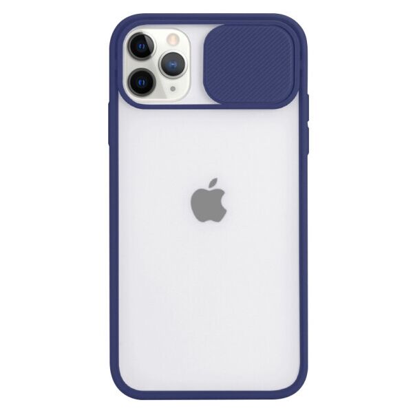

Силиконовый чехол Camshield со шторкой защищающей камеру для Apple iPhone 11 Pro Max (6.5") (Синий)