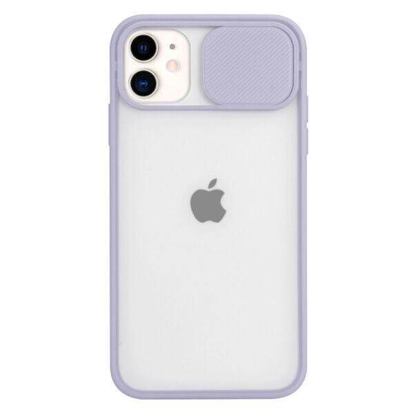 

Силиконовый чехол Camshield со шторкой защищающей камеру для Apple iPhone 11 (6.1") (MediumPurple)